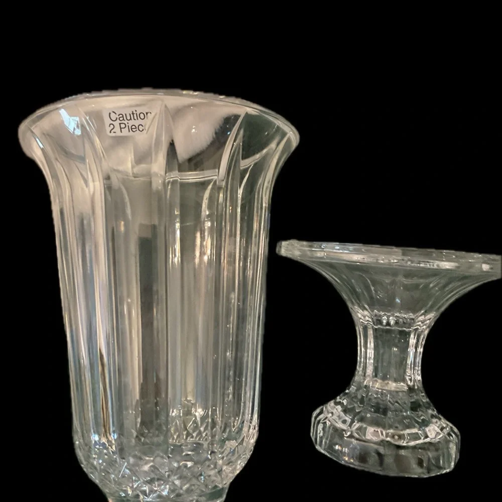 Crystal Hurricane Candle Lamp. Elegant!